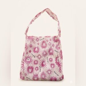 Free People Limited Edition Pink Heart Valentine’s Tote NWOT